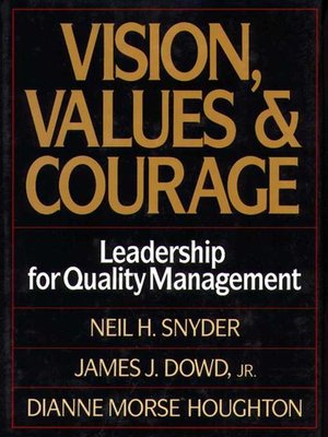 cover image of Vision, Values & Courage